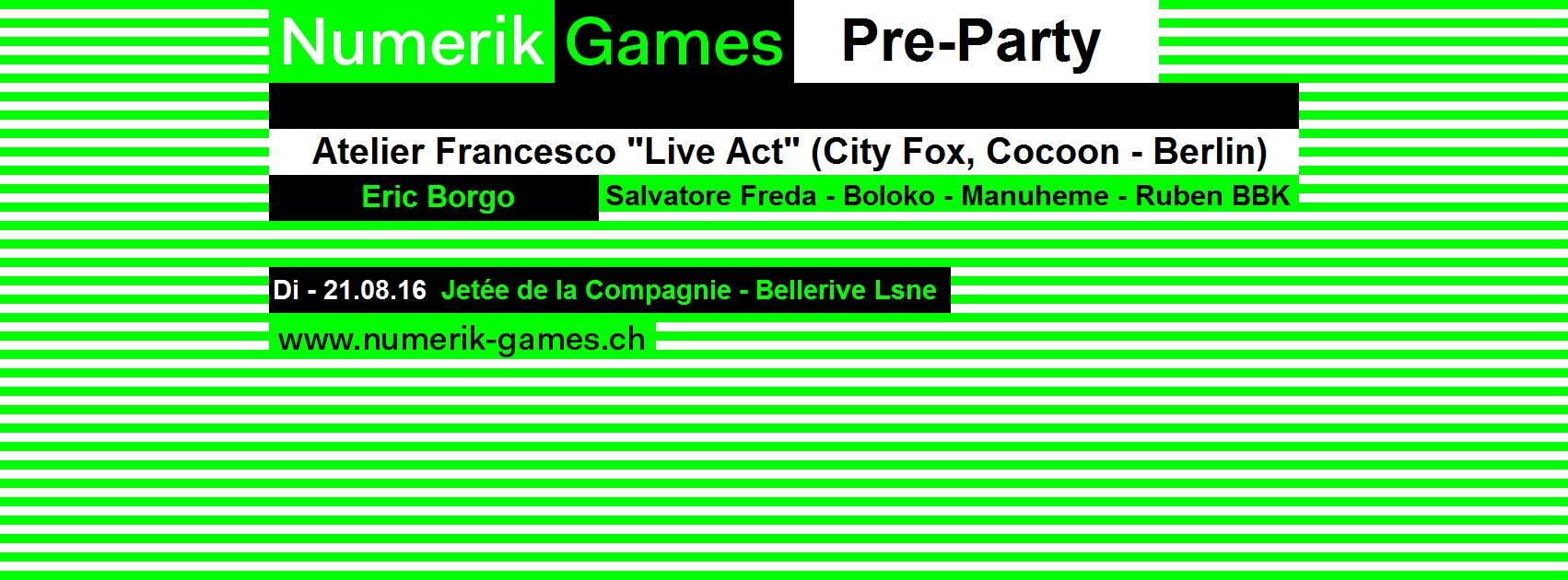 Numerik Games Pre-Party