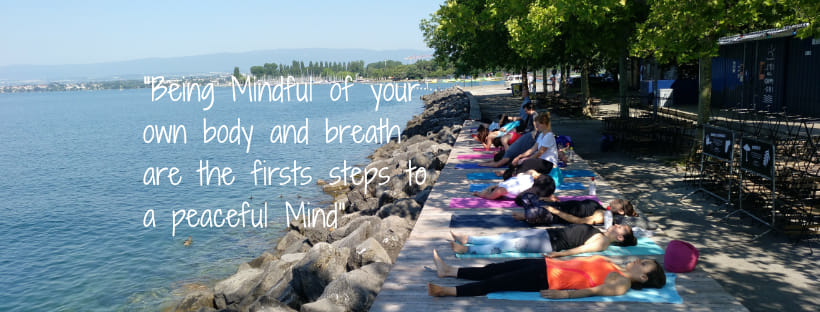 Mindful movements by the lake avec Omcean yogi